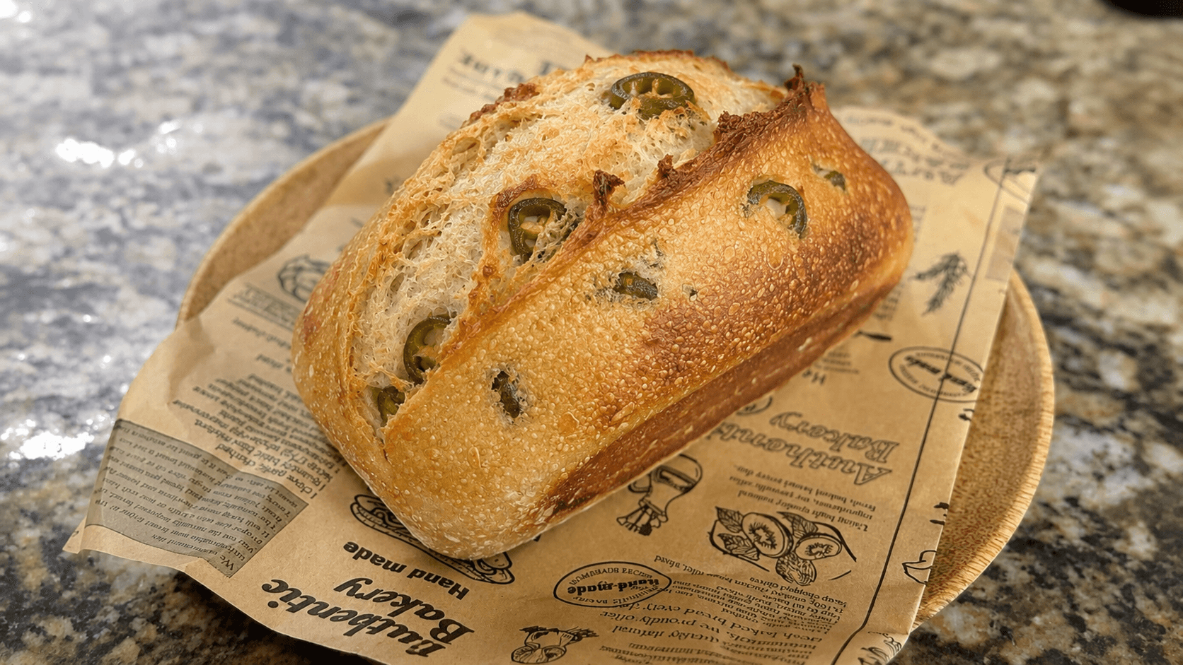 Sourdough with Jalapeno & Cheddar Cheese