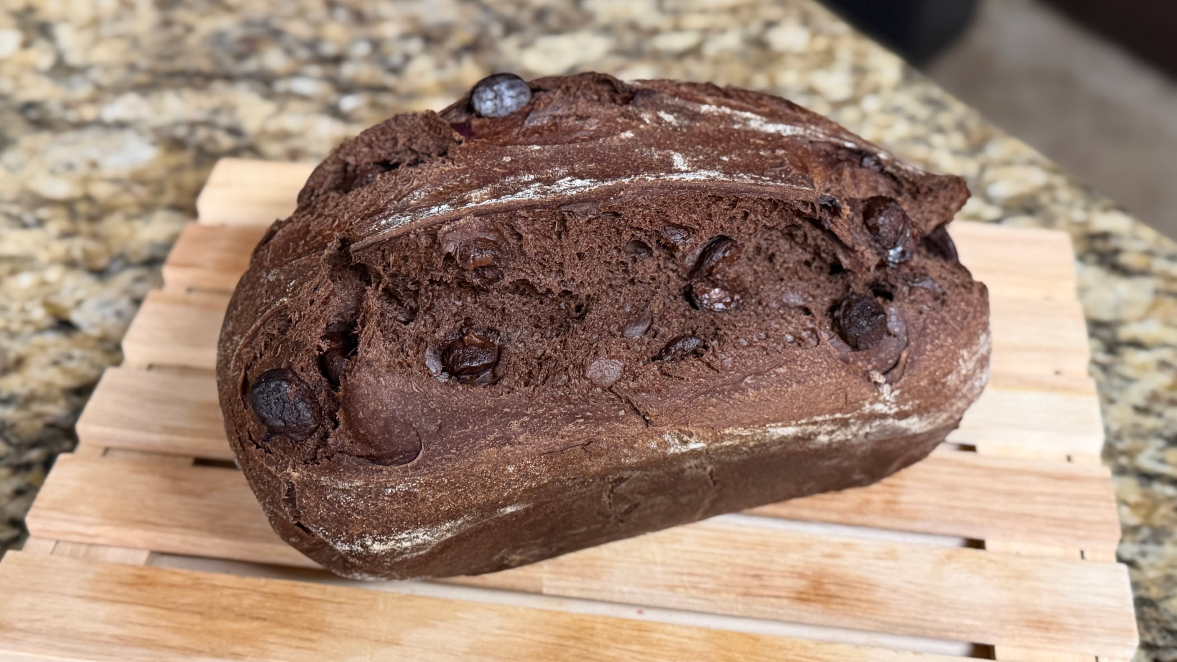 Sourdough with Double Chocolate & Chocolate Chips